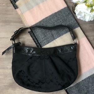 Coach Pleated Signature Hobo